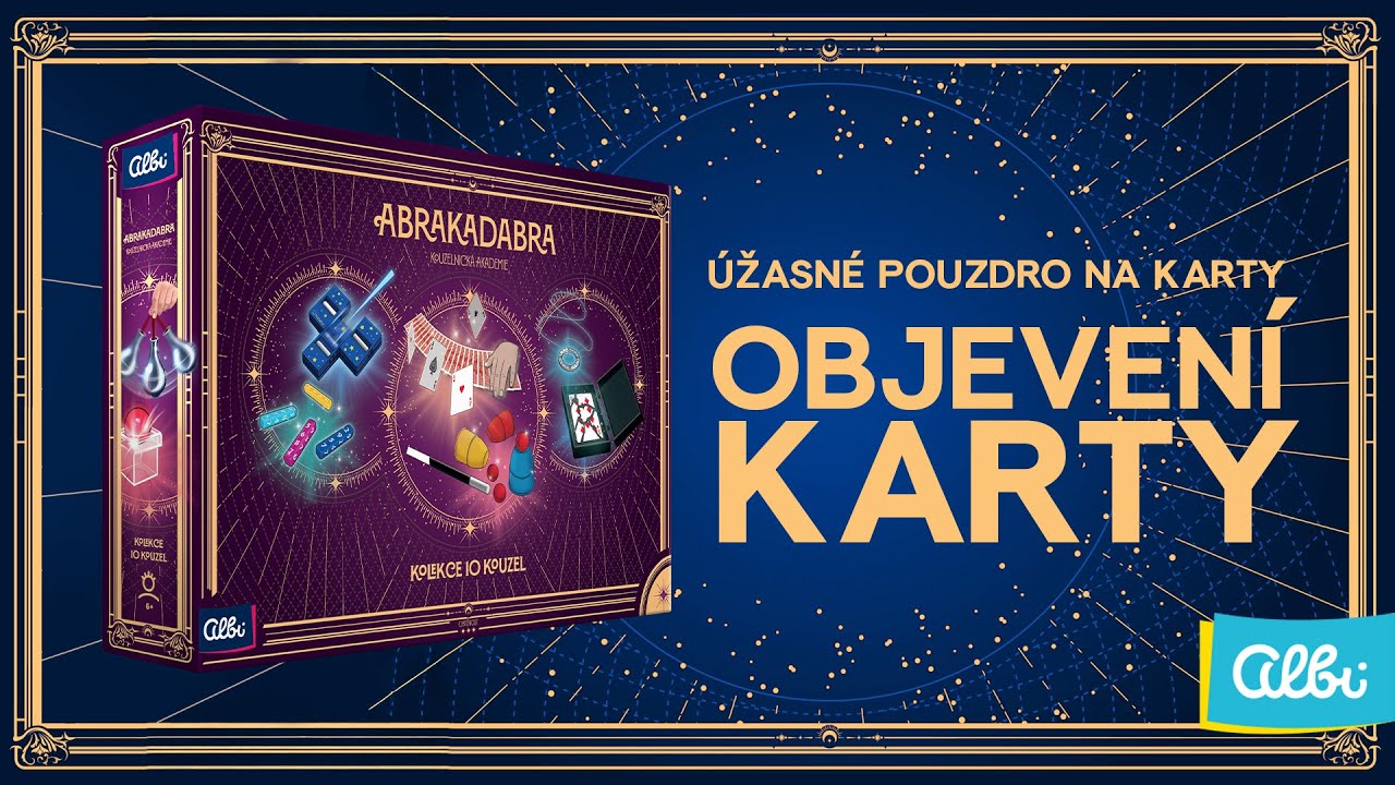 Kouzelnická akademie - Úžasné pouzdro na karty (objevení karty) - videonávod