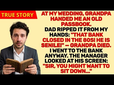 "THAT BANK CLOSED IN THE 80S" — DAD LAUGHED AT GRANDPA'S OLD PASSBOOK — I WENT ANYWAY AND MANAGER...