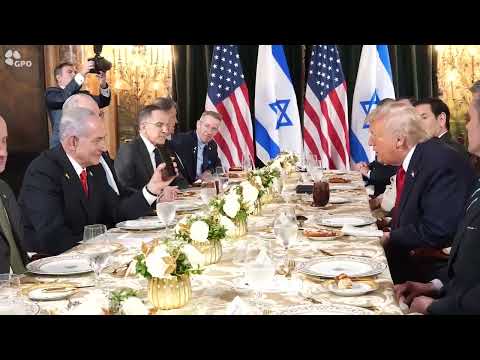 רה"מ נתניהו והשר קיש מבשרים לנשיא טראמפ על ההחלטה להעניק לו את פרס ישראל