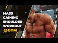 Mass Gaining Shoulder Workout | @Rahul Fitness Official