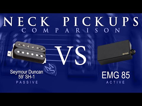 Seymour Duncan 59' SH-1 vs EMG 85 - Neck Pickup Guitar Tone Comparison Demo