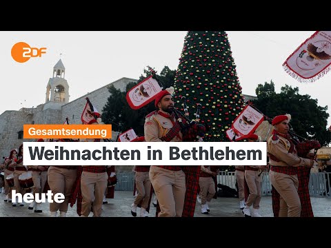 heute 19:00 Uhr vom 24.12.2025 Weihnachten in Bethlehem, russische Armee unter Druck