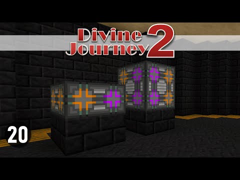 Divine Journey 2: Ep20 Applied Energistics Autocrafting! Modded Minecraft