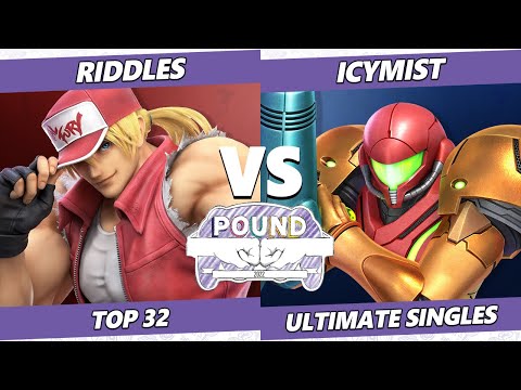 Pound 2022 Top 32 - Riddles (Terry) Vs. IcyMist (Samus) SSBU Smash Ultimate Tournament