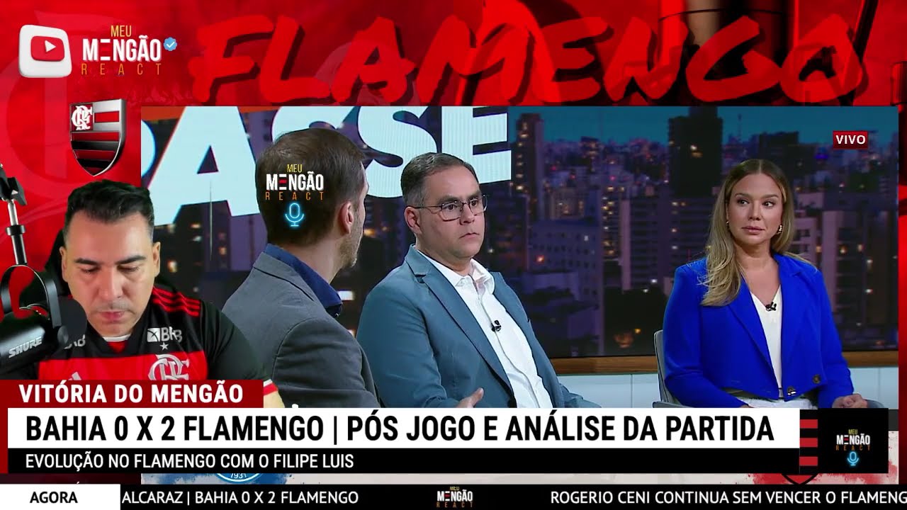 BAHIA 0 X 2 FLAMENGO | "DA GOSTO DE VER O FLAMENGO do FILIPE LUIS JOGAR ! É IMPRESSIONANTE"