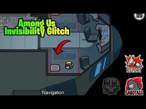 AMONG US INVISIBILITY GLITCH TUTORIAL! (Invisible Imposter)