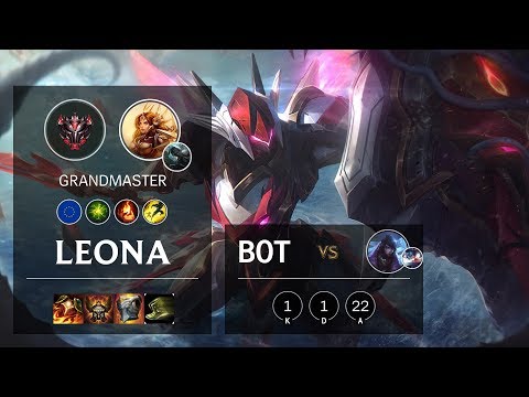 Leona Bot vs Aphelios - EUW Grandmaster Patch 10.6