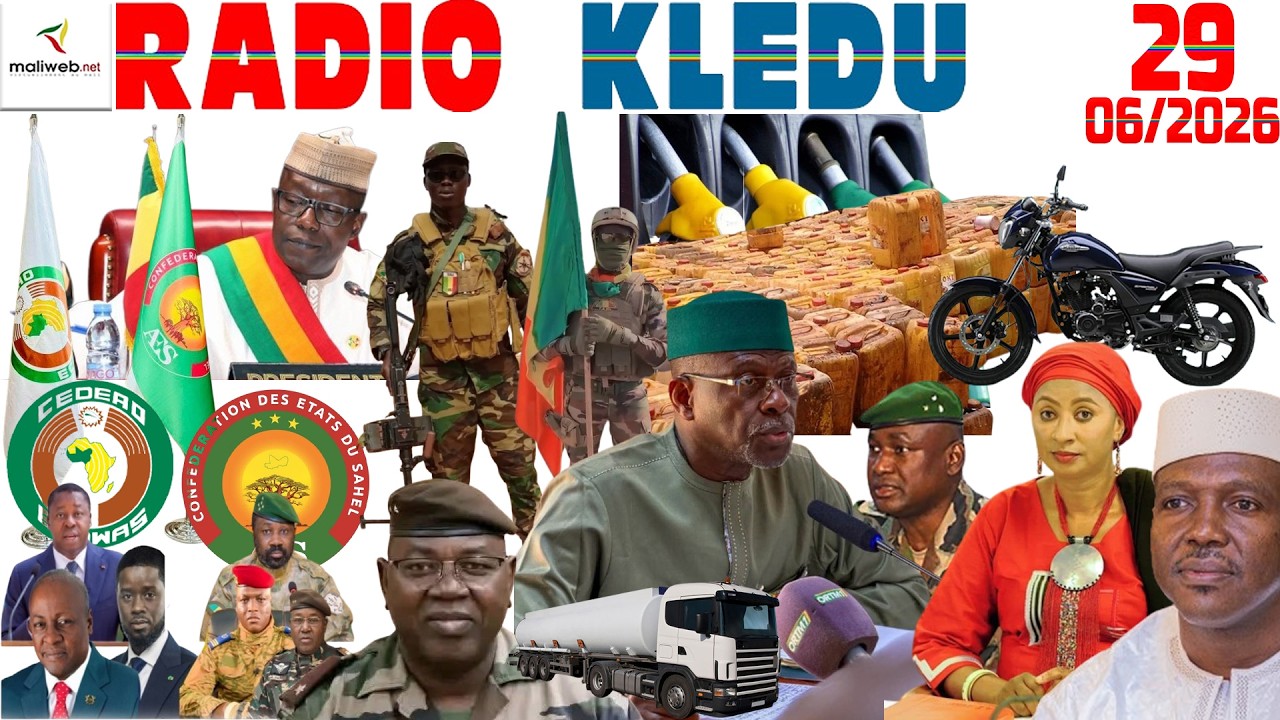La Revue de Presse de la RADIO KLEDU du 29 Juin 2026