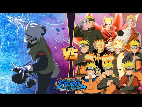 【Kakashi Hatake VS All Naruto Uzumaki  Marathon battle】 NARUTO X BORUTO Ultimate Ninja STORM