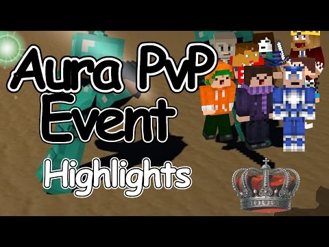 Minecraft Projekt Zusammenfassungen - Minecraft Aura PvP Event 12 Highlights - all kills and deaths - MPZ