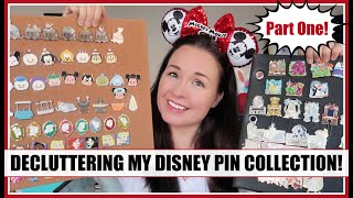 Huge Disney Pin Collection & Declutter With Me! | Part 1 - Disney Mystery Pins