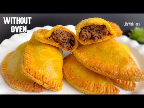 BEST JAMAICAN 🇯🇲 BEEF PATTIES WITHOUT OVEN 2 METHODS