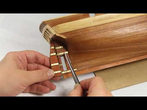 29- Colocación de herrajes del codaste - HMS Terror - Modelismo Naval