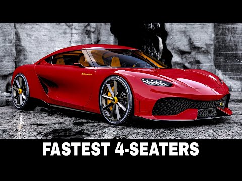 10 Fastest Sports Cars with 4-Seat Convenience and Unmatched Speed Parameters