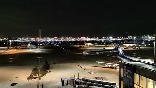 【Haneda airport】羽田空港第三ターミナル　夜の展望デッキ