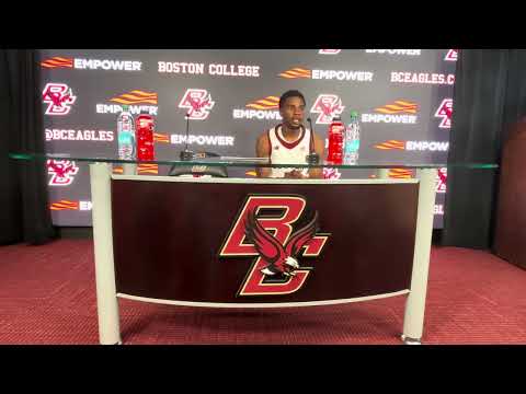 Boston College Men’s Basketball Guard Fred Payne After Loss to Central Connecticut State
