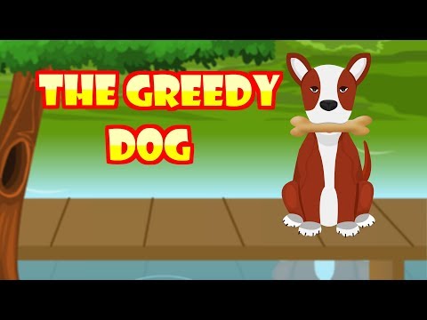 The Greedy Dog Moral story in English | Small Moral Story for kids | Kid2teentv Video