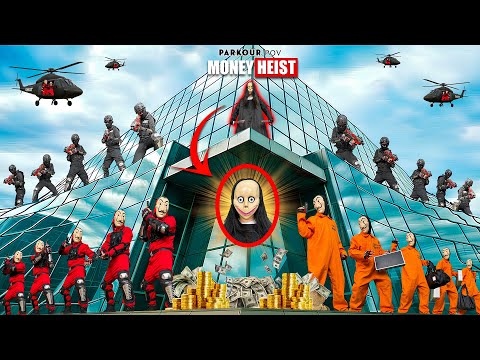 NO TIME TO HIDE – BAD GUYS PARKOUR ESCAPE SWATS & FACE SMILING MOMO WOMEN | Chase Pov Horror Film