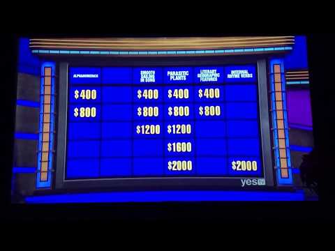 Double Jeopardy, James Holzhauer’s ‘giant killer’ - contestant bets $6,000 AGAIN 😳 (6/4/19)