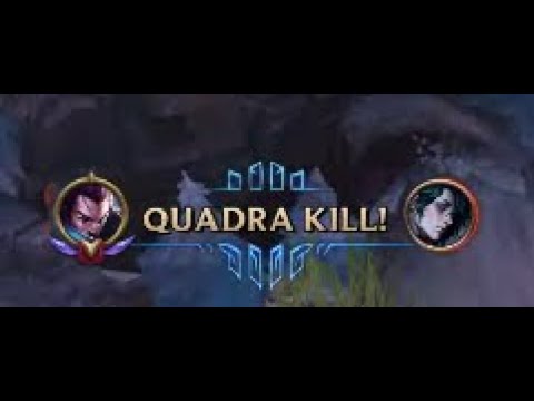 Yasuo Quadra Kill On Winter Map