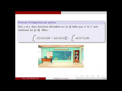 Démonstration de la formule d'intégration par parties