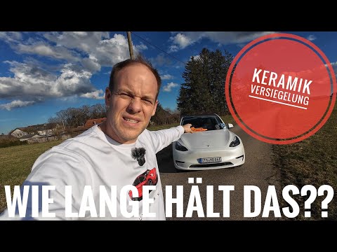 Neuen Tesla Lack schützen mit Keramikversiegelung Eco Shield; Model Y Standard Range