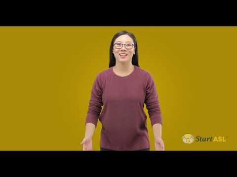 Video thumbnail: How to sign Excited in ASL