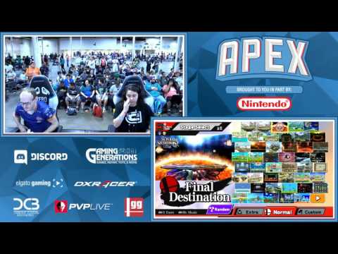 Apex 2016: SSB4 Top 32 Circa|HOH SuperGirlKels Vs. ECHO | MVG Mew2King