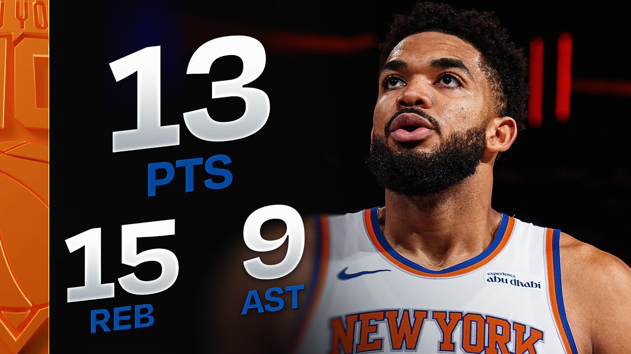 Karl-Anthony Towns Flirts With a Triple-Double in All-Around Performance | October 15, 2026