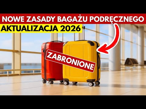 ✈️ Bagaż podręczny 2026: nowe zasady, które musisz znać