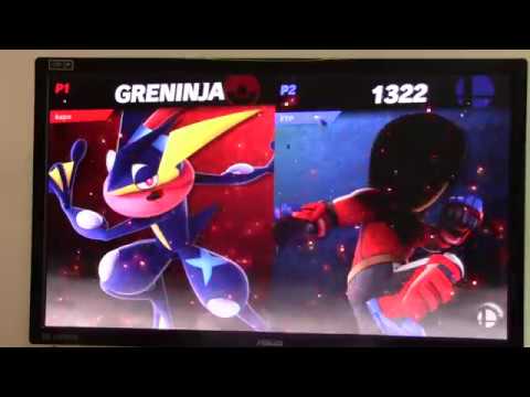 Kaps (Greninja) vs. FireThePyro (Mii Brawler) - Losers Top 16 - CSL Smash Seattle