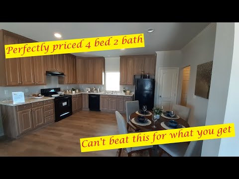 Perfect sized and priced 4 bed 2 bath home. Can't beat this in options for the price.