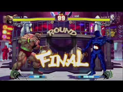 AquaSilk (Zangief) vs Evil Rahsaan (Seth) @ Adnan's Bar Fight #sf4
