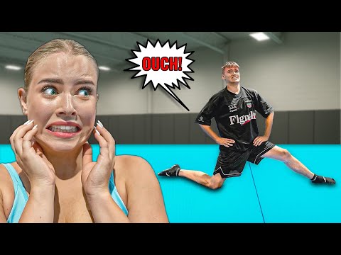 I'M TEACHING NOEL GYMNASTICS!😳😂 (catastrophic) @NoelDederichs