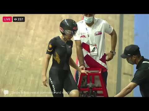 2021 UCI Track Cycling Nation Cup Cali| Women's 500m Final | Aisyah (MAS)