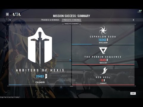 Warframe 20.000 Sydikatspunkte + 600 mods [Deutsch/German]