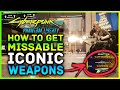 Cyberpunk 2077 Phantom Liberty - How To Get MISSABLE Iconic Weapons! Order Shotgun Satori Katana etc
