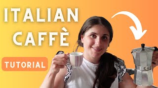 How to make ITALIAN COFFEE using a MOKA POT - step by step