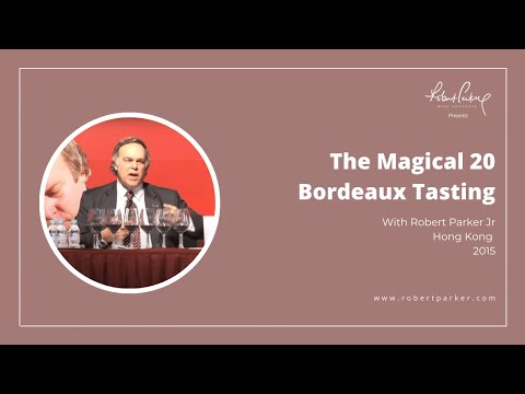 Robert Parker's Magical 20 Bordeaux Tasting Hong Kong 2015