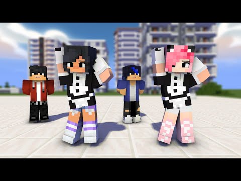 GOMY GOMY MAID FIRST MEET YAY ARIGATO APHMAU FRIENDS, EIN, AARON & KC - MINECRAFT ANIMATION #shorts