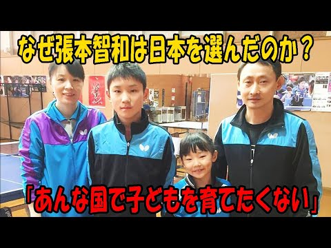 なぜ張本智和は日本を選んだのか？中国エリート両親が“帰化”を決断した涙の真実