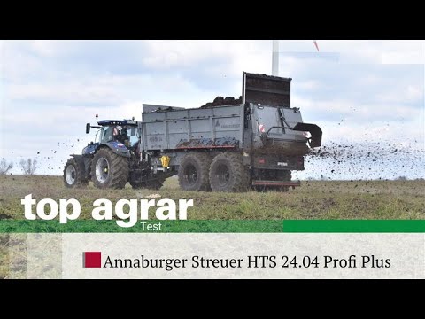 Schwergewicht auf großen Füßen - Annaburger Miststreuer HTS 24.04 Profi Plus im top agrar-Bericht