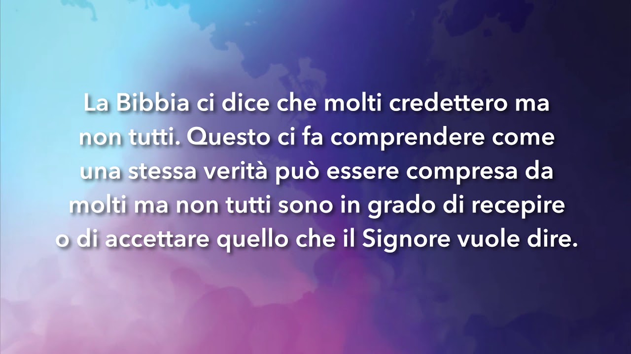 Meditazione Calendario "Parole di Vita" del 14 giugno 2019