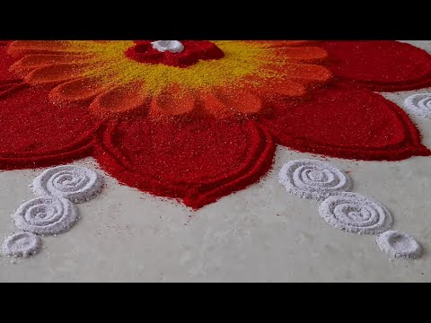 Beautiful and Easy Indian Rangoli Design  | Rangoli  Designs  by Pallavi Suryawanshi