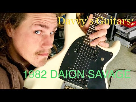 Daion  Savage guitar MIJ  with OHSC   BLK image 19