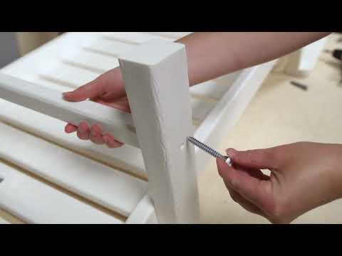 POLYWOOD Nautical Chaise Assembly
