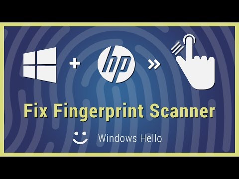 [FIX GUIDE] Enable Fingerprint Scanner HP Laptops Windows Hello Video