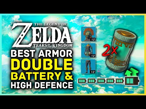 Zelda Tears Of The Kingdom | Best Armor - Zonaite Armor Double Battery & High Defence Location