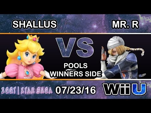 2GGT: KTAR Saga - SQD | Shallus (Peach) Vs. Mr. R (Sheik, Bayonetta) Pools - Smash Wii U