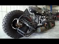 This Diesel Motorcycle Is Built From Everything... Including The Kitchen Sink